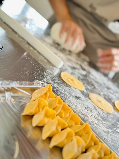 Jiaozi mit Poulet