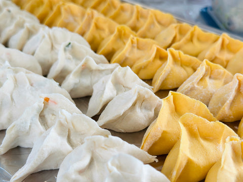 Jiaozi mit Poulet