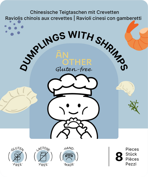 Jiaozi mit Crevetten