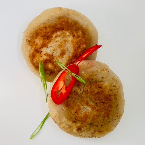 Xian Bing mit Rind