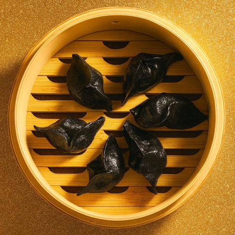 Jiaozi mit Loup de Mer (Wolfsbarsch)