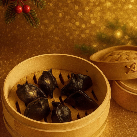 Jiaozi mit Loup de Mer (Wolfsbarsch)