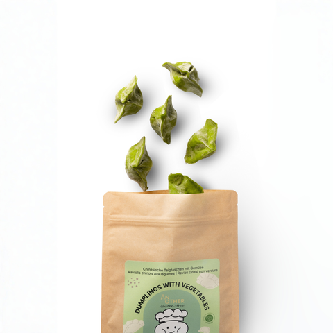 Jiaozi con verdure