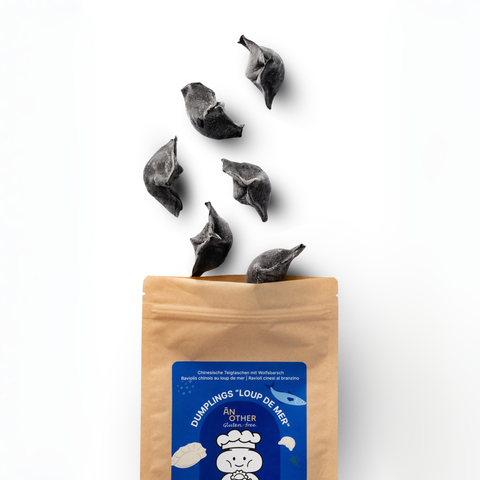 Jiaozi con branzino (spigola)