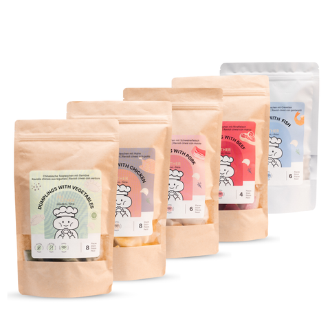 Klassik Kennenlern-Bundle – Glutenfreie Dumplings (32 oder 46 Stück)